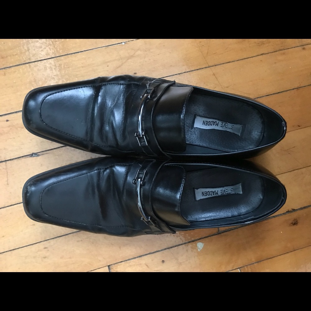 Men’s Black Steve Madden Dress Shoes